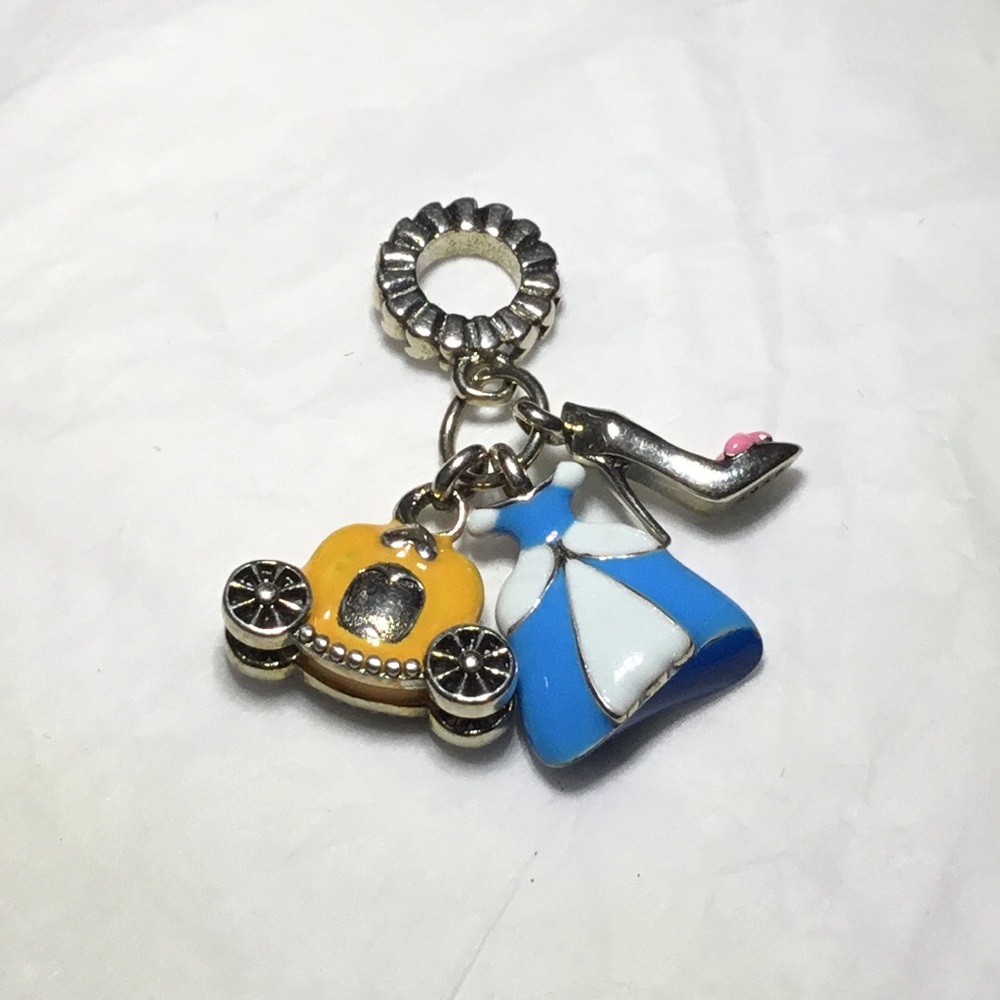 S925 Disney Cinderella Charm Pandora Style